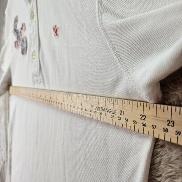 True Religion Polo Shirt Double Sided White Short Sleeve Buddha Men's Sz XXL 2XL - Picture 3 of 10